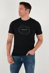 U.S. Polo % 100 Pamuk Regular Fit Bisiklet Yaka Logolu Erkek T Shirt G081SZ0112106952 SİYAH