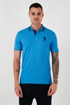 U.S. Polo Assn Pamuklu Logolu Slim Fit Erkek Polo Yaka T Shirt G081GL0111571222 SAKS