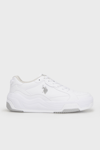 U.S. Polo Memory Foam Sneaker Bayan Ayakkabı JUDY WMN 4FX BEYAZ-GRİ
