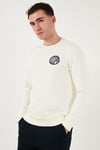 U.S. Polo Pamuklu Regular Fit Logolu Bisiklet Yaka Erkek Sweat G081GL0822237377 İnci