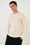 U.S. Polo Pamuklu Regular Fit Bisiklet Yaka Erkek Sweat G081SZ0822239321 KREM