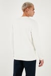U.S. Polo Pamuklu Regular Fit Logolu Bisiklet Yaka Erkek Sweat G081GL0822237151 KREM