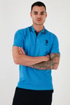 U.S. Polo Assn Pamuklu Logolu Slim Fit Erkek Polo Yaka T Shirt G081GL0111571222 SAKS