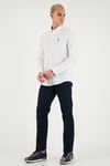 U.S. Polo Pamuklu Slim Fit Düz Paça Erkek Pantolon G081SZ0782237485 LACİVERT