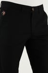 U.S. Polo Pamuklu Slim Fit Normal Bel Dar Paça Erkek Pantolon G081SZ0782098518 SİYAH