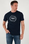 U.S. Polo % 100 Pamuk Regular Fit Bisiklet Yaka Logolu Erkek T Shirt G081SZ0112106952 LACİVERT