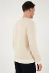 U.S. Polo Pamuklu Regular Fit Bisiklet Yaka Erkek Sweat G081SZ0822239321 KREM
