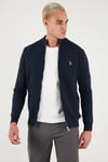 U.S. Polo Pamuklu Slim Fit Logolu Erkek Hırka G081SZ0TH2227188 LACİVERT