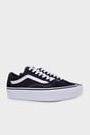 Ua Old Skool Platform Sneaker Unisex Ayakkabı VN0A3B3UY281 SİYAH-BEYAZ