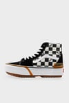 UA SK8-Hi Stacked Günlük Kadın Ayakkabı VN0A4BTWVLV1 SİYAH-BEYAZ
