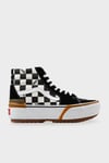 UA SK8-Hi Stacked Günlük Kadın Ayakkabı VN0A4BTWVLV1 SİYAH-BEYAZ