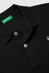 United Colors Of Benetton % 100 Pamuk Erkek Çocuk Polo T Shirt 3089C300Q SİYAH