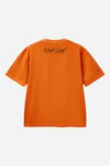 United Colors Of Benetton % 100 Pamuk Regular Fit Baskılı Erkek Çocuk T Shirt 3PCMC10N7 TURUNCU