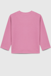 United Colors Of Benetton % 100 Pamuk Regular Fit Uzun Kollu Kız Çocuk T Shirt BNTG23309 GÜL KURUSU