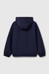 United Colors Of Benetton Astarlı Regular Fit Kapüşonlu Erkek Çocuk Yağmurluk 2IGGCN05Z LACİVERT