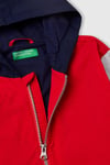 United Colors Of Benetton Astarlı Regular Fit Kapüşonlu Erkek Çocuk Yağmurluk 2IGGCN05Z MİX