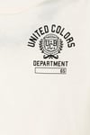 United Colors Of Benetton Baskılı % 100 Pamuk Regular Fit Bisiklet Yaka Erkek Çocuk T Shirt 3I1XC10N3 EKRU