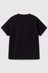 United Colors Of Benetton Baskılı % 100 Pamuk Regular Fit Bisiklet Yaka Erkek Çocuk T Shirt 3I1XC10N3 SİYAH