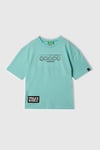 United Colors Of Benetton Baskılı % 100 Pamuk Bisiklet Yaka Erkek Çocuk T Shirt 3I1XC10NR TURKUAZ
