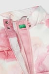 United Colors Of Benetton Desenli Regular Fit Dik Yaka Kız Çocuk Yelek 2M9GCJ00Y PEMBE