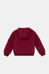 United Colors Of Benetton Kapitoneli Regular Fit Kapüşonlu Kız Çocuk Ceket 2IGGCN06M BORDO