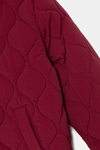 United Colors Of Benetton Kapitoneli Regular Fit Kapüşonlu Kız Çocuk Ceket 2IGGCN06M BORDO