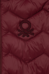 United Colors Of Benetton Kapitoneli Regular Fit Kapüşonlu Erkek Çocuk Mont 2TWDCN04V BORDO