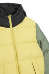 United Colors Of Benetton Kapitoneli Regular Fit Kapüşonlu Erkek Çocuk Mont 2WU0CN06N SARI