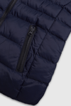 United Colors Of Benetton Kapitoneli Regular Fit Kapüşonlu Kız Çocuk Mont BNTG23315 LACİVERT