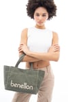 United Colors Of Benetton Logolu Bayan Çanta BNT1102 HAKİ