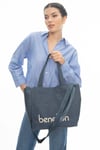United Colors Of Benetton Logolu Bayan Çanta BNT1163 LACİVERT