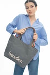 United Colors Of Benetton Logolu Bayan Çanta BNT1163 GRİ