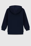 United Colors Of Benetton Logolu Pamuklu Regular Fit Kapüşonlu Erkek Çocuk Sweat BNTB23341 LACİVERT