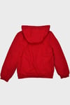 United Colors Of Benetton Logolu Regular Fit Kapüşonlu Unisex Çocuk Yağmurluk BNTU21879 KIRMIZI