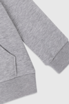 United Colors Of Benetton Pamuklu Dik Yaka Fermuarlı Erkek Çocuk Sweat BNTB23351 GRİ MELANJ