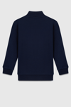United Colors Of Benetton Pamuklu Dik Yaka Fermuarlı Erkek Çocuk Sweat BNTB23351 LACİVERT