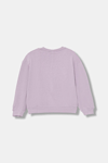 United Colors Of Benetton Pamuklu Relaxed Fit Bisiklet Yaka Payetli Kız Çocuk Sweat 3J68C10QI LİLA