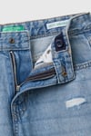 United Colors Of Benetton Pamuklu Straight Fit Düz Paça Jeans Erkek Çocuk Kot Pantolon 4DW2CE03Z AÇIK MAVİ