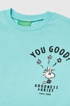 United Colors Of Benetton Peanuts Baskılı Pamuklu Regular Fit Bisiklet Yaka Erkek Çocuk T Shirt 3X1SC10NI TURKUAZ