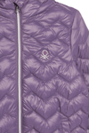 United Colors Of Benetton Regular Fit Kapüşonlu Kapitoneli Kız Çocuk Mont 21INCN04U MOR
