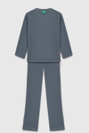 United Colors Of Benetton Regular Fit Lastikli Bel Bol Paça Kız Çocuk Tayt BNTG23310 MAVİ-ANTRASİT