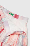 United Colors Of Benetton Regular Fit Çok Renkli Pileli Kız Çocuk Etek 4L8RC002A PEMBE