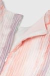 United Colors Of Benetton Regular Fit Piliseli Kolsuz Kemerli Kız Çocuk Elbise 4L8RCV03B PEMBE