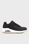 Uno Logolu Kalın Taban Sneaker Kadın Ayakkabı 73690 BLK SİYAH