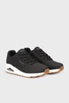 Uno Logolu Kalın Taban Sneaker Kadın Ayakkabı 73690 BLK SİYAH