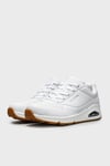 Uno Logolu Kalın Taban Sneaker Kadın Ayakkabı 73690 WHT BEYAZ