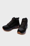 Uno Peaks-Street Hikes Kalın Tabanlı Süet Detaylı Bilekli Kadın Bot 177550 BBK SİYAH