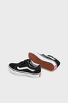 UY Old Skool V Cırt Cırtlı Deri Sneaker Unisex Çocuk Ayakkabı VN000VHE6BT1 SİYAH-BEYAZ