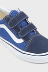 UY Old Skool V Cırt Cırtlı Süet Sneaker Unisex Çocuk Ayakkabı VN000VHENWD1 LACİVERT-MAVİ