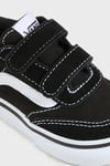 Vans Brooklyn LS V Cırt Cırtlı Sneaker Unisex Çocuk Ayakkabı VN000D7XBA21 SİYAH-BEYAZ